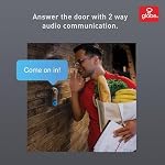 Wi-Fi Smart Video Doorbell, Hardwired, No Hub Required, IP54 Rated, 1080p, Motion Detection, 2-Way Voice, Night Vision, Black (50137)