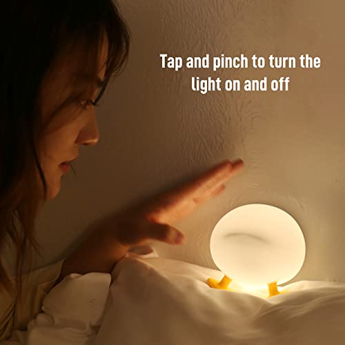 Dcqry Cute Duck Butt Night Light, Animal Silicone Nursery Night Light With Touch Sensor Usb Rechargeable Table Lamp Dimming Bedside Lamp For Baby Girls Women Bedrooms Living Room #TOP1