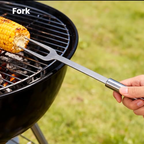 Kit de Accesorios para Parrilla 4 Piezas Acero Inoxidable miniatura 5