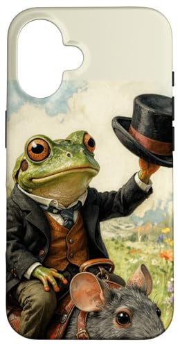 Dapper Frog ��n�}�E�X ���ς��ȃR�e�[�W�R�A �X�}�z�P�[�X iPhone 16 �p