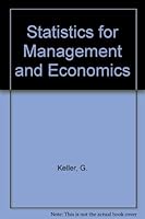 Statistics for management and economics. 0534982085 Book Cover