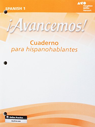 Cuaderno para hispanohablantes (Student) Level 1 (¡Avancemos!) (Spanish Edition)