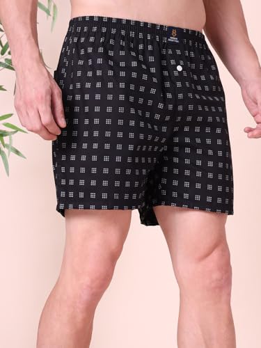 Image of Urban Scottish Men's Boxer Pants 100% Cotton Material with A Stylish Print Soft and Stretchy Elastic Waist Band Dynamic Movement and Hardwearing Stitching Breathable with A Gentle Snug Fit
