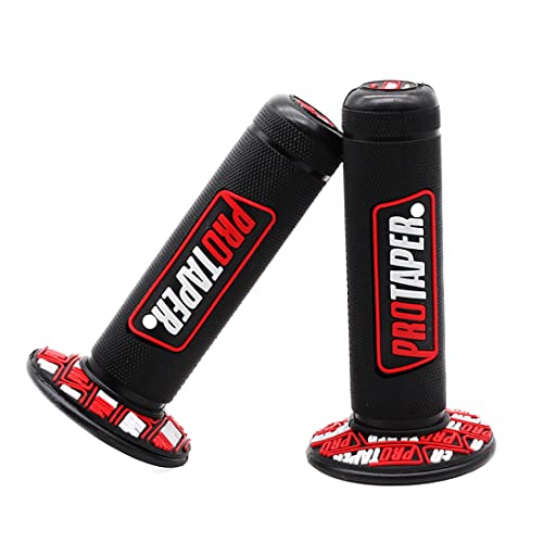 Saturey 7/8'' 22Mm Universal Motorcycle Handlebar Grips Fit Fortaper Dirt Pit Bike For Cr250 Cr 250 Cr250F Crf 250 Crf230F Xr 230 Red #TOP3