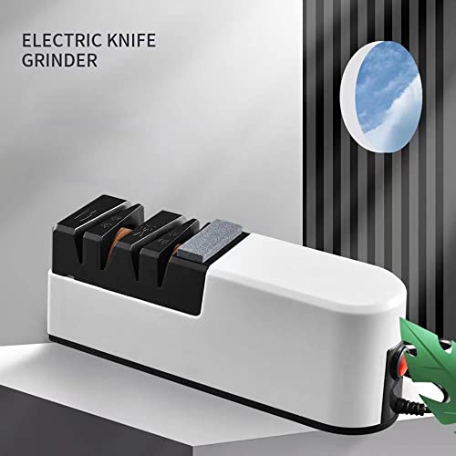 ZJYWAN Elektrischer Messerschleifer Profi Messerschärfer 2-in-1 Abziehstein für Alle Messer Grob Schleifen… – Bild 6