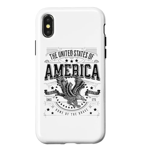 �č� �A�����J�� �C�[�O�� �A�����J���� �p�g���I�b�g USA �o�b�N�v�����g �����Y �X�}�z�P�[�X iPhone X/XS �p