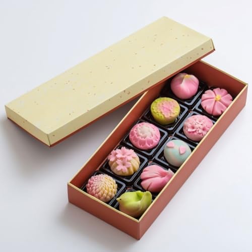 [スイーツ]「夢菓子工房ことよ」季節の練り切り菓子 春篇10個 ずーっと、眺めていたくなりますが、お早目にお召し上がりください。