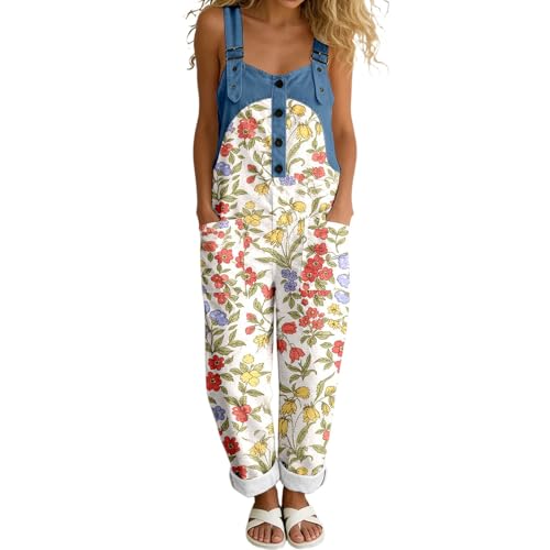 Combinaison pantalon large fluide et légère style barboteuse tendance pour femme