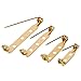 Shappy 100 Pieces Brooch Pin Backs Bar Pins Backs for Crafts Safety Clasp with Plastic Box, Gold and Silver, 4 Sizes, 20/25/32/38 mm