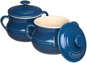 Le Creuset Stoneware Soup Bowls, Set Of 4 – 22oz Each, Oyster Color, Chip & Stain Resistant