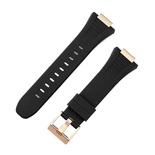 Bracelet montre caoutchouc pour Apple Watch 44 45 mm, iWatch SE 8 7 6 5 4, coloris agate