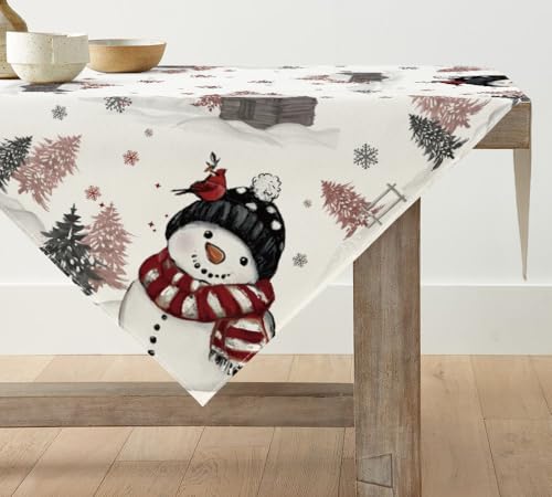 Artoid Mode Schwarz Schneemann Bäume Weihnachten Tischdecke,...