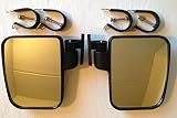 Side View Mirror Set for Commander UTV, Heavy Duty, Large Size