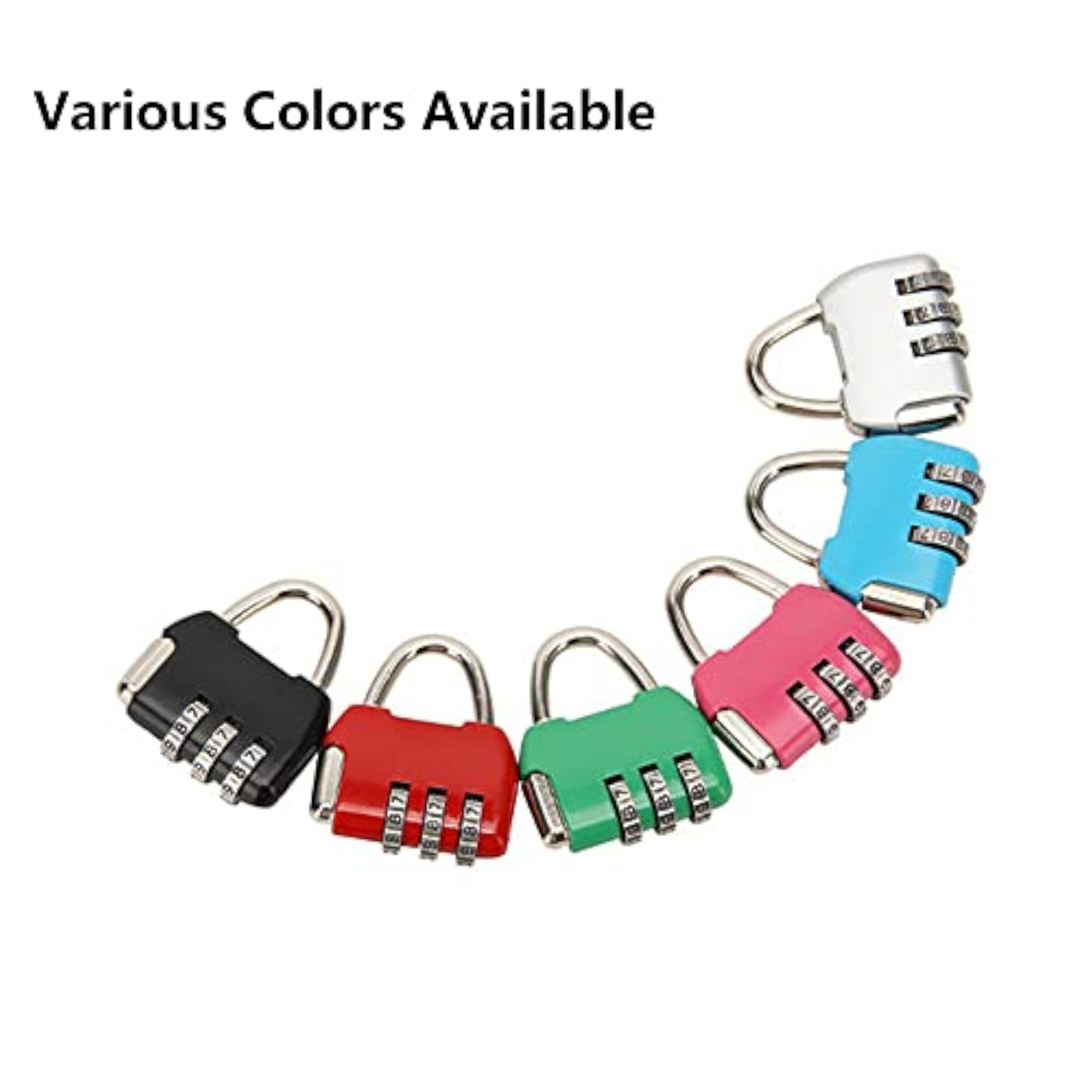 6Pcs Small Combination Lock for Suitcases