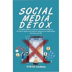 SOCIAL MEDIA DETOX Audiolibro Por Steve Harris arte de portada