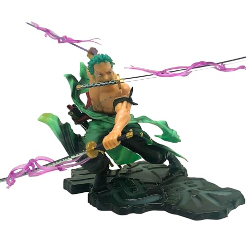 Image of FUNFOB Anime Action Figure Height -12cm | Mini Size | Collectible for Anime Fans PVC Multicolour | Zo-ro Action