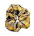 Set of 2, Handmade Cotton Elastic Hair Scrunchies, Washable, High Quality