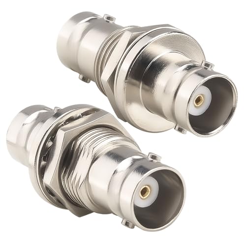 Adaptador BNC Hembra a Hembra 50 ohm Pack de 2 miniatura 4
