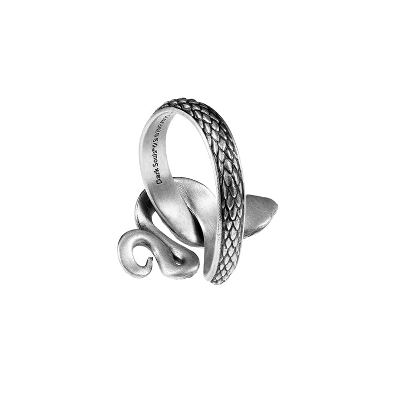 Starforged Covetous Silver Serpent Ring Dark Souls, modischer Silberring