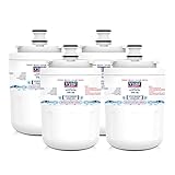 🔵【BLOQUE DE CARBÓN PURO】- El Carbón De Cáscara De Coco Utilizado En Este Cartucho De Filtro De Agua Del Refrigerador Ofrece Una Tasa De Absorción De Contaminantes Muy Alta Debido A Su Estructura De Bloques Puros.