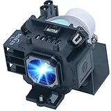 Gzwog NP07LP 60002447/LV-LP31 3522B003 Replacement Projector Lamp Bulb with Housing for NEC NP300/NP400/NP500/NP600/NP500W/NP410W/NP510W/NP510/NP610S/NP500WS/NP510WS Canon LV-7275/7375/7370/7385/8300