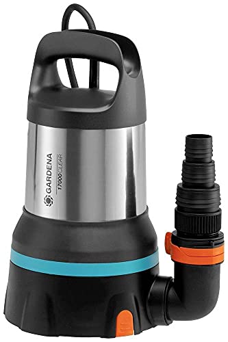GARDENA 17000 aquasensor 09036-61 Klarwasser-Tauchpumpe 17.000 l/h 9m