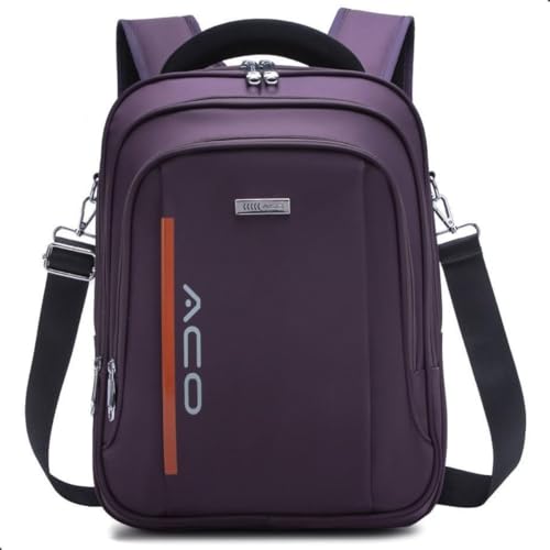 Mochila Masculina Feminina Ideal Para Escolar Faculdade Viagens e Dia a Dia Resistente a água Reforçada Com Alça Transversal (Lilas)