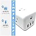 Cruise Approved Power Strip Non Surge Protector for Cruise Ship Multi Plug, 6 Outlets, 3 USB & 3 AC Outlet for Carnival, Celebrity, Princess, Norwegian & Major Lines in 2025 & 2026