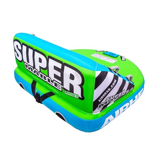 image for Airhead Super Mable Towable Tube, 1-3 Rider Towable Tube for Boating a
