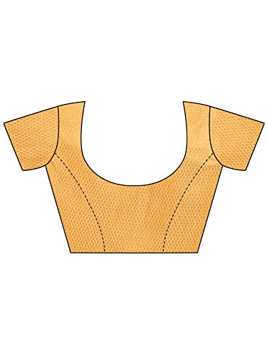 Image of AKHILAM Women's Fashion Chiffon Saree With Blouse Piece