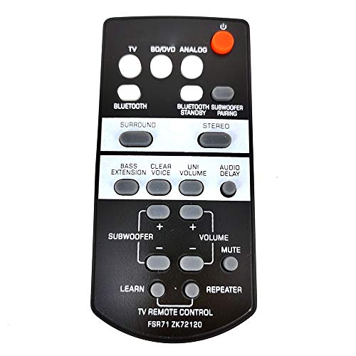 Télécommande barre de son Yamaha YAS-207 YAS-203 boîtier de rechange FSR71 ZK72120