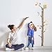Brunoko vinilos infantiles para habitacion bebe - pegatina medidor de niños para...
