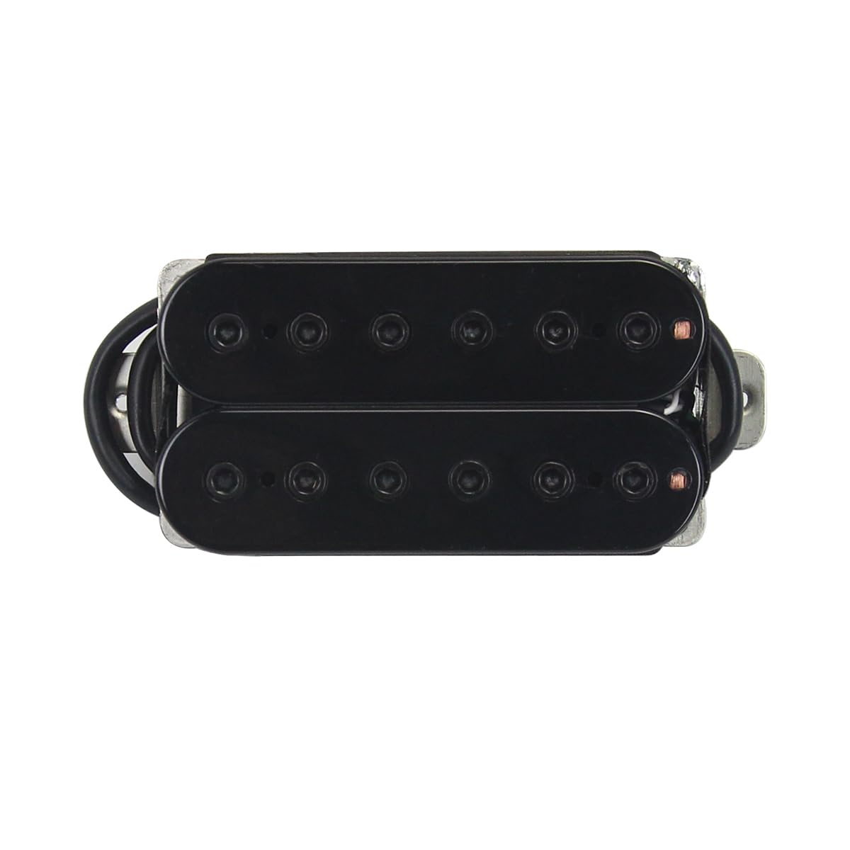 FLEOR Neck+Bridge Pickup Set Double Coil Humbucker Pickups for Electric Guitar Pickup Replacement-Black - Image 4