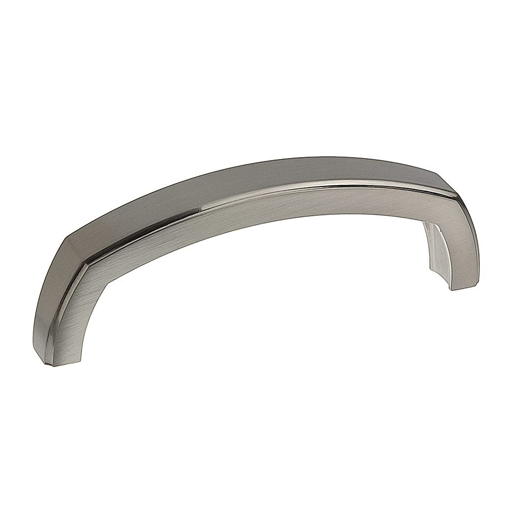 Tirador de metal Richelieu BP78596195 de 96 mm con acabado en níquel cepillado para muebles