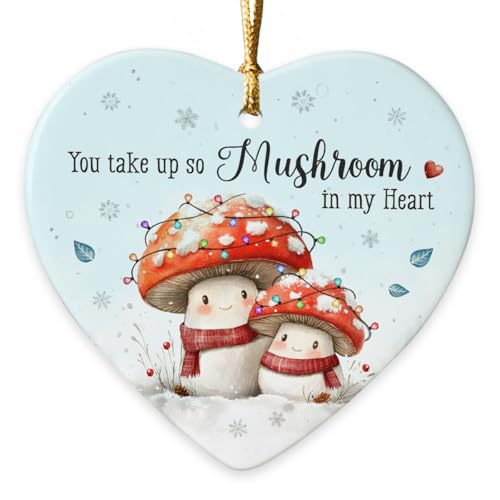 Couples Ornaments for Christmas Tree - Anniversary Xmas Gifts for Him Her, Boyfriend Girlfriend,...