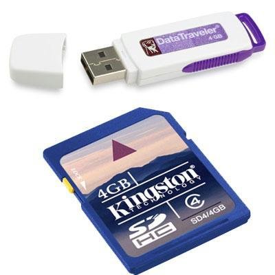 4GB Dti + 4GB Sd Class 4 Bundle Custom for Us Channel Combo