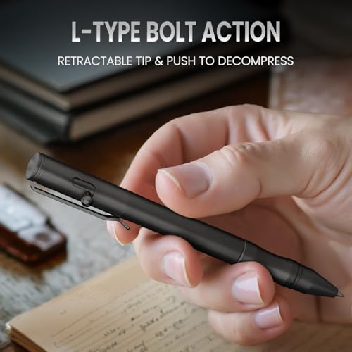 Set 2 bolígrafos de acero inoxidable con recargas de gel negras miniatura 2