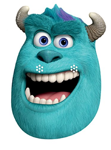 Star Cutouts SMP269 Starmasks Sulley (Monsters University) 6 Pack Masks- Na