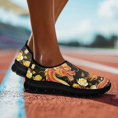Image of Womens Slip On Walking Shoes Non Slip Loafer Breathable Holiday Travel Shoe Lightweight Casual Low Top Sneakers SizeUS 5.5-11.5