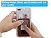 Tainada Stick-On Card Holder Sleeve, Adhesive Faux Leather Phone Wallet Covers Cash, ID/Credit Cards with Built-in Stand for Cell Phones + One Cord Wrapper (Brown)