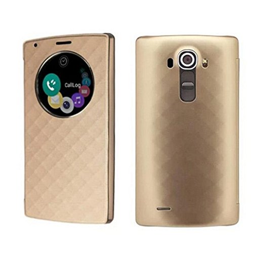LG G4 Case, AutumnFall Quick Circle Case Cover With Qi Wireless Charging With NFC For LG G4 (C)