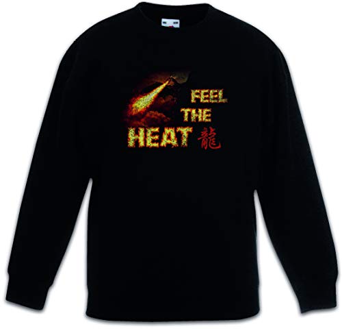 Sweat-shirt dragon II enfants pull chaud et résistant pour l'hiver noir