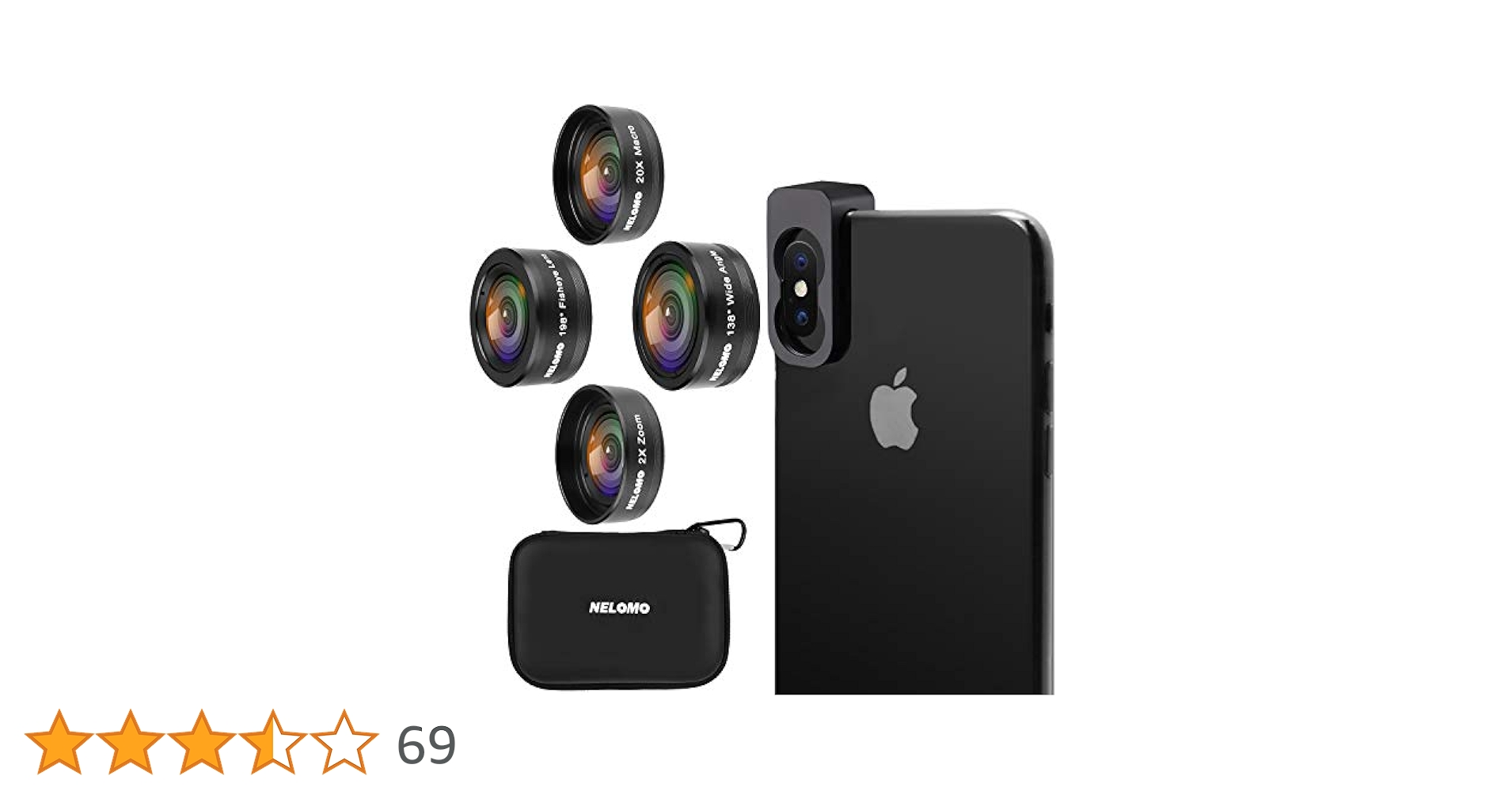 SMITH squamag　レンズ新品 Amazon.co.jp: NELOMO スマホカメラ用4イン1レンズキット