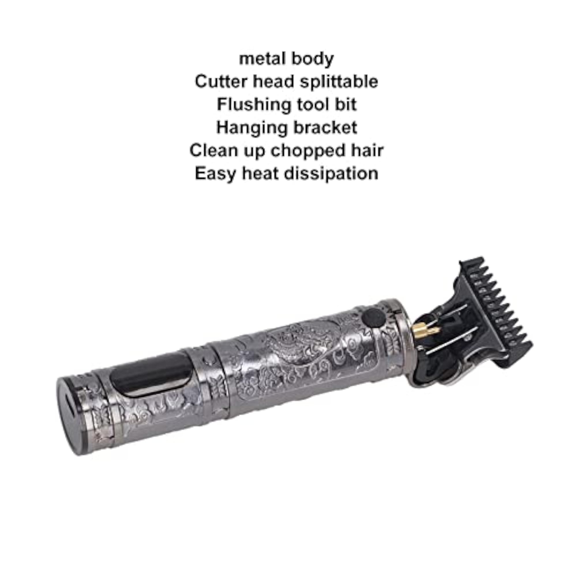 Electric Hair Clipper with LCD Display for Travel