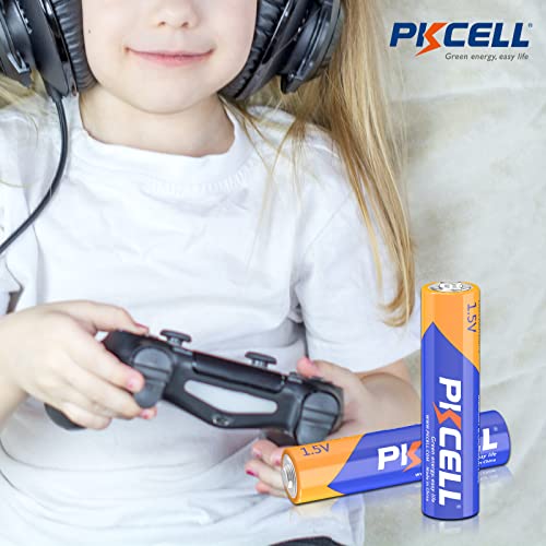 Pkcell Battery Aa Aaa Combo, 1.5V High Performance Disposable 12 Double A Battery And 12 Triple A Battery For Keyboards Clocks Toys Remote Controls (10-Year Shelf Life) X 24 Counts #TOP1