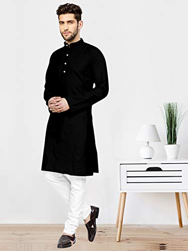 Image of Mens Casual Kurta Payjama Set Cotton