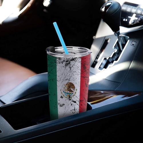 Portavasos para Carro con Textura Black Grunge México 4PCS miniatura 7