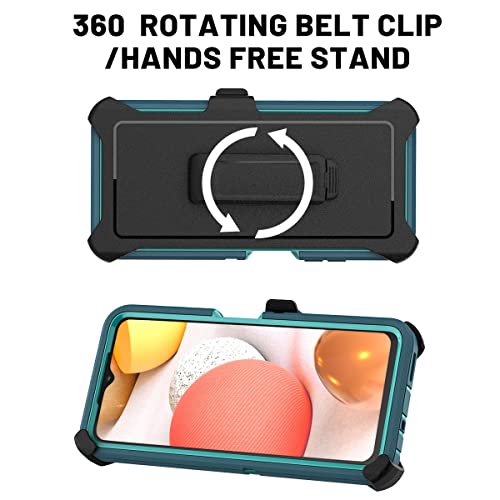 Aicase Belt-Clip Holster Case For Samsung A32 5G, Heavy Duty Drop Protection Full Body Rugged Shockproof/Dust Proof Military Grade Tough Durable Protective Phone Cover For Samsung Galaxy A32 5G(2021) #TOP1