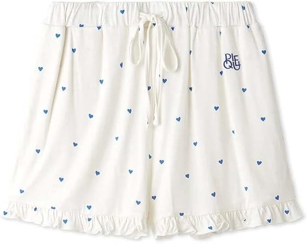 Amazon | [ジェラート ピケ] ハート柄フリルショートパンツ