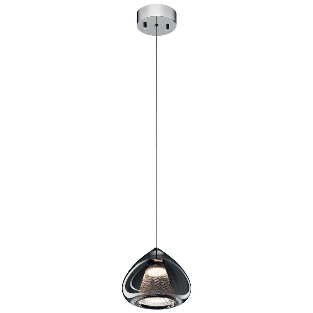 Elan 84020 Zin Pendant, 1 Light LED 7 Watts, Chrome